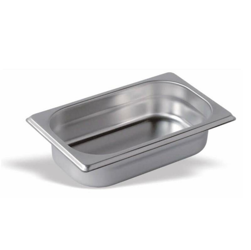 140.651 141.001 141.501 142.001 PUJADAS S-STEEL GN 1-4 SOLID FOOD PAN 6.5cm to 20cm HIGH
