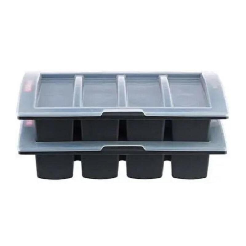 170263 ARAVEN 4-COMPARTMENT CUTLERY BOX WITH COVER GN 1-1 - 09863