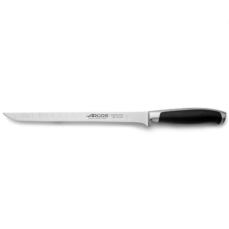 178600 ARCOS 25cm KYOTO FORGED SS SLICING KNIFE with GRANTON EDGE 38cm - 178600