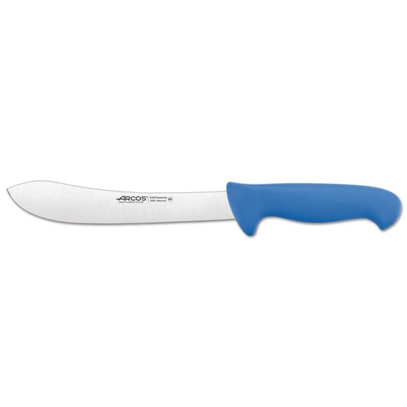 292622 623 600 625 ARCOS 20cm 2900 SERIES SS BUTCHER KNIVES RED BLUE YELLOW & BLACK - SKINNER BLADE