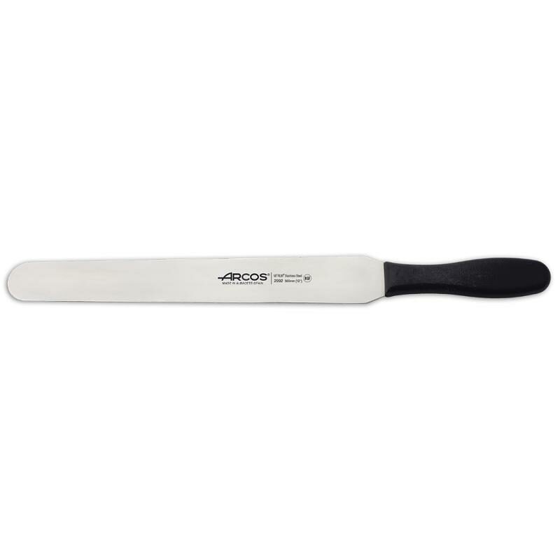299225 299224 ARCOS 30cm 2900 SERIES SS SPATULA PALETTE KNIVES in BLACK & WHITE - 172536DC