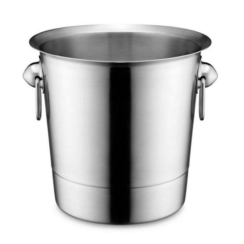 311.071 976.300 PUJADAS 19cm & 20cm S-STEEL CHAMPAGNE BUCKET with RING HANDLE - 171361JB