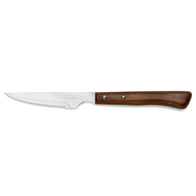 371500 ARCOS 11cm SS STEAK KNIFE with WOOD HANDLE 22cm - 371500