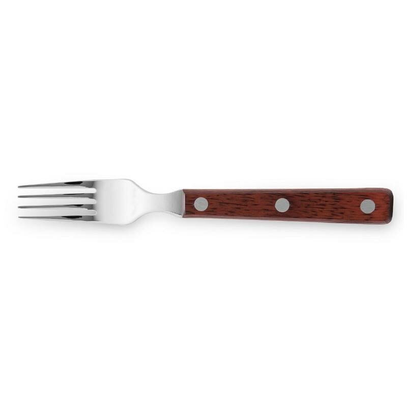 374710 ARCOS 9cm SS STEAK FOR with WOOD HANDLE 19.5cm - 374710