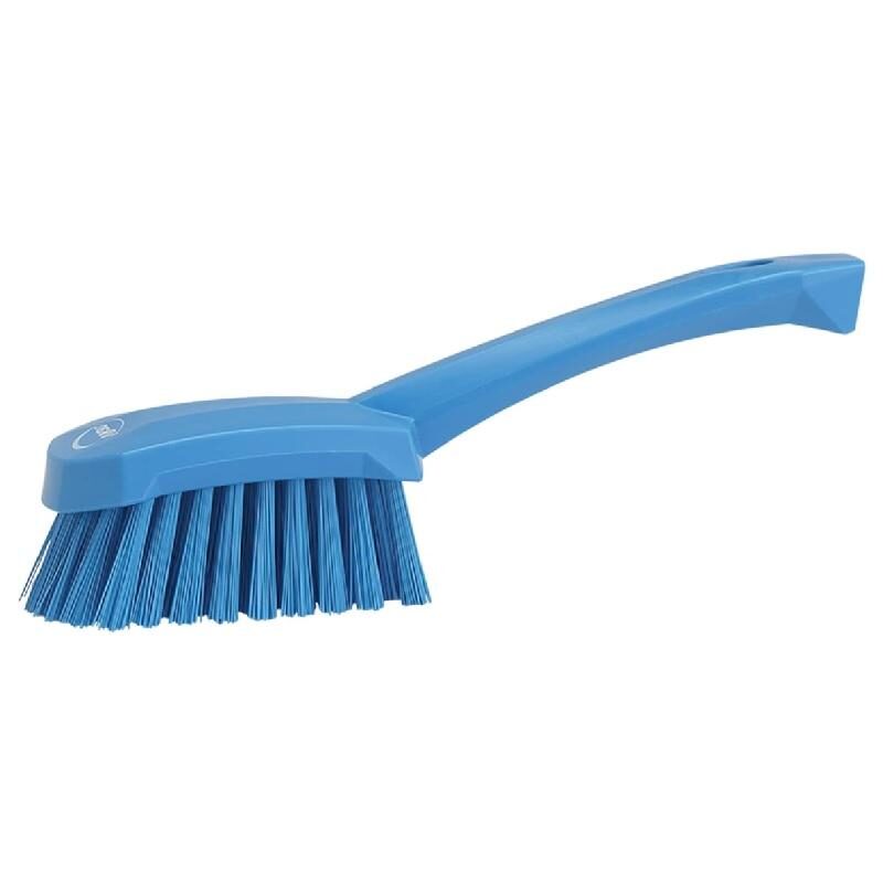 41923 VIKAN 27cm Blue Short Handle Stiff Washing Brush