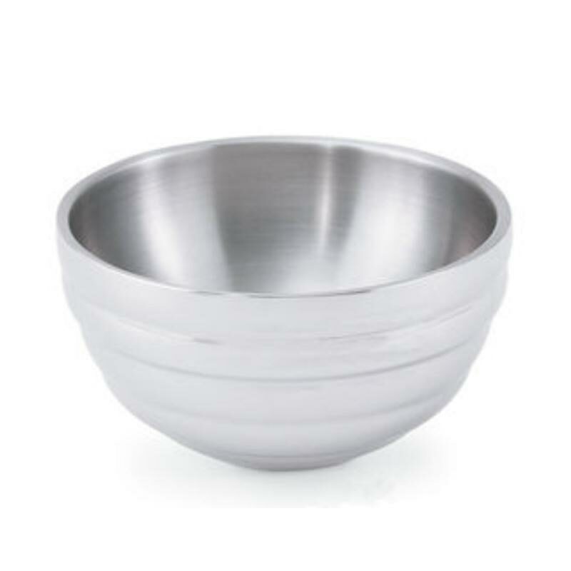 46584 PUJADAS 18.8cm S-STEEL DOUBLE-WALLED ROUND BEEHIVE SERVING BOWL - 2528815
