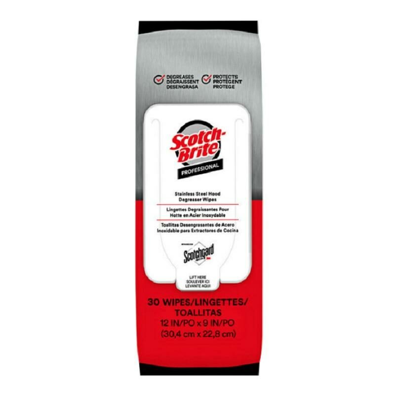 550283A 3M 30s SS CLEANER & DEGREASER WIPES 30.4 x 22.8cm - 550283A