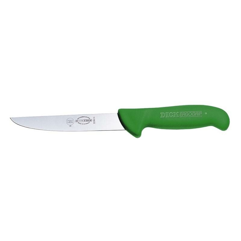 82259180-14 DICK 18cm ERGOGRIP BONING KNIFE with GREEN HANDLE - 172311K