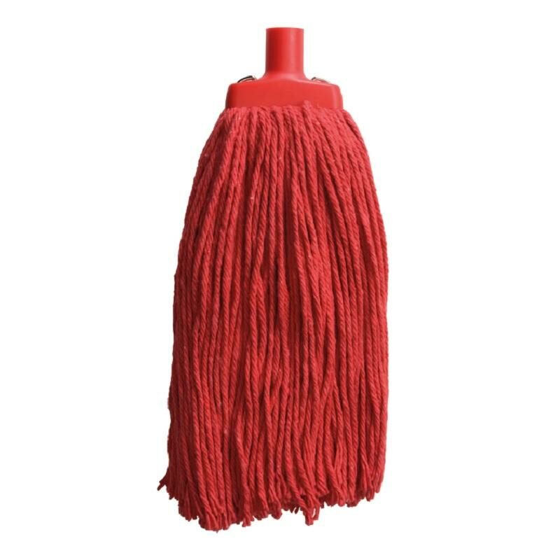 MH-VA-01-B G R Y W OATES 400g VALUE COLOUR CODED MOP HEADS in BLUE, GREEN, RED, YELLOW & WHITE